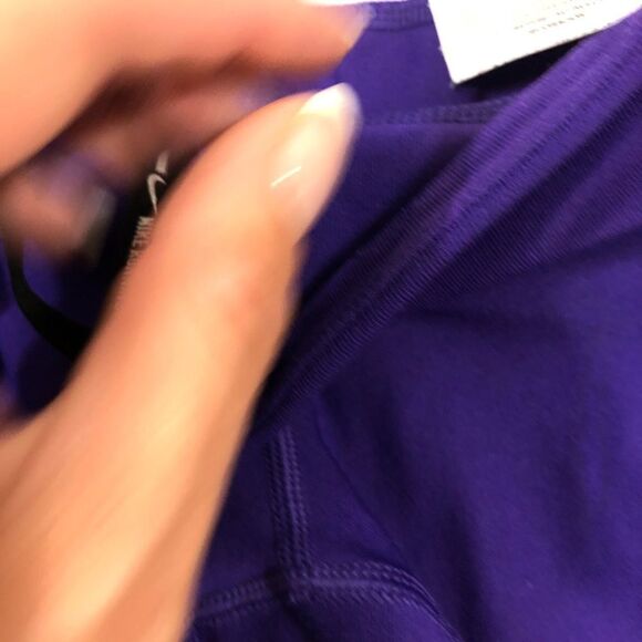 Ladies Nike Running Purple Capri Running Pants XS - Picture 9 of 9